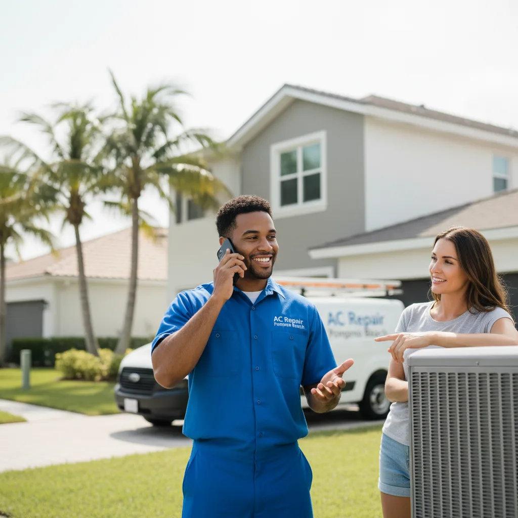 AC Repair Pompano Beach customer support in Vista